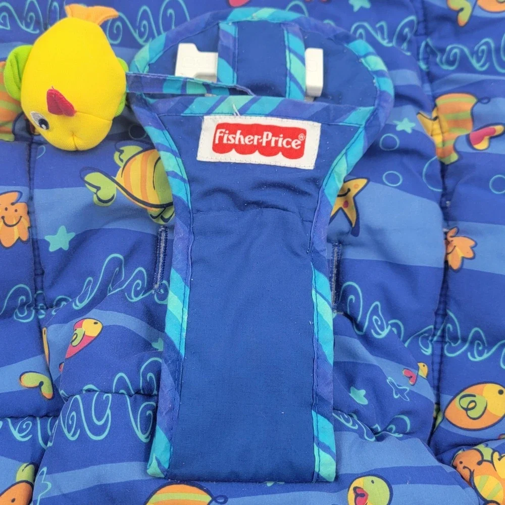 Vtg Fisher Price Ocean Wonders Aquarium Travel Swing‎ Replacement Cover Only